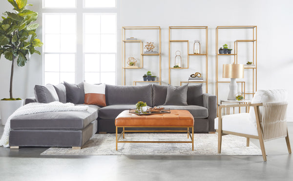 Essentials for Living Bella Antique Harbor Club Chair 8049.SGRY-OAK/LPPRL