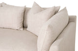 Essentials for Living Stitch & Hand - Upholstery Haven 110" Lounge Slipcover LF Sectional 6606-LF.BISQ