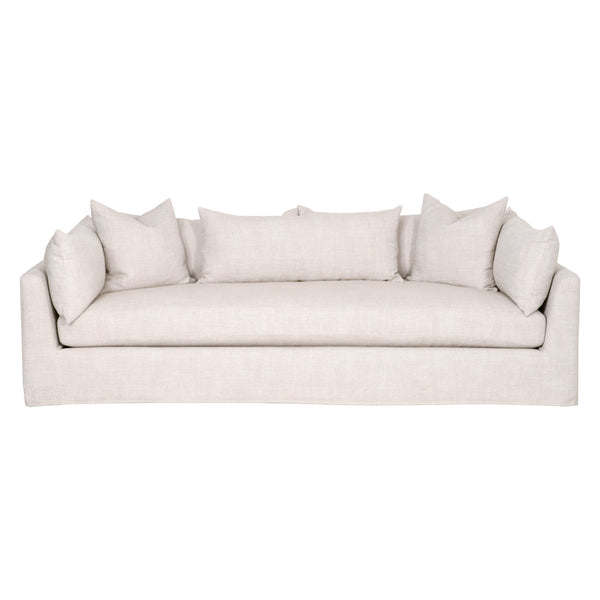 Essentials for Living Stitch & Hand - Upholstery Haven 96" Lounge Slipcover Sofa 6606-3.BISQ