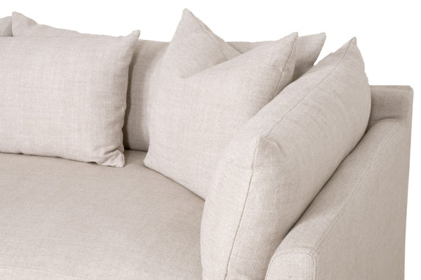 Essentials for Living Stitch & Hand - Upholstery Haven 96" Lounge Slipcover Sofa 6606-3.BISQ