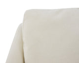 Zeugma Hazel Gold Chair off white fabric