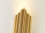 Bethel Gold Wall Sconce in Stainless Steel