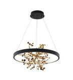 Bethel Sand Black LED Chandelier in Stainless Steel & Aluminum