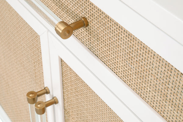 Essentials for Living Traditions Holland Media Chest 6146.WHT/NAT