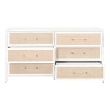 Essentials for Living Traditions Holland 6-Drawer Double Dresser 6148.WHT/NAT