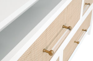 Essentials for Living Traditions Holland 6-Drawer Double Dresser 6148.WHT/NAT