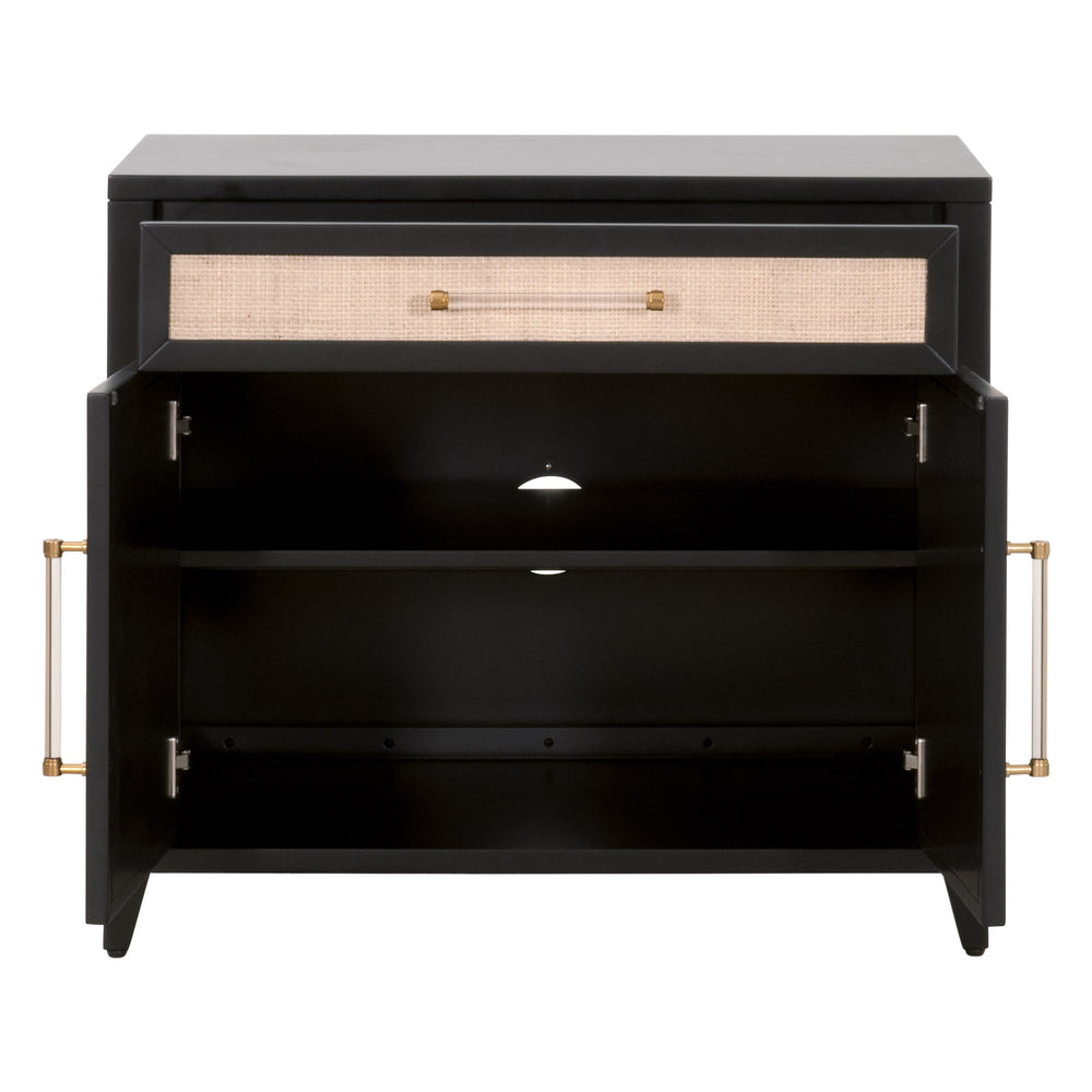 Essentials for Living Holland Media Chest 6146.B-BLK/NAT