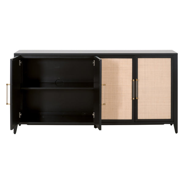 Essentials for Living Holland Media Sideboard 6142.B-BLK/NAT