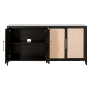 Essentials for Living Holland Media Sideboard 6142.B-BLK/NAT