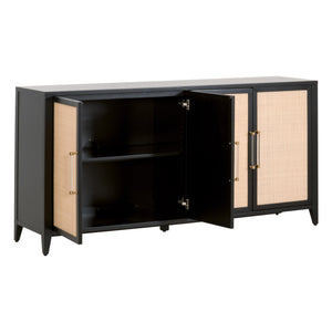 Essentials for Living Holland Media Sideboard 6142.B-BLK/NAT