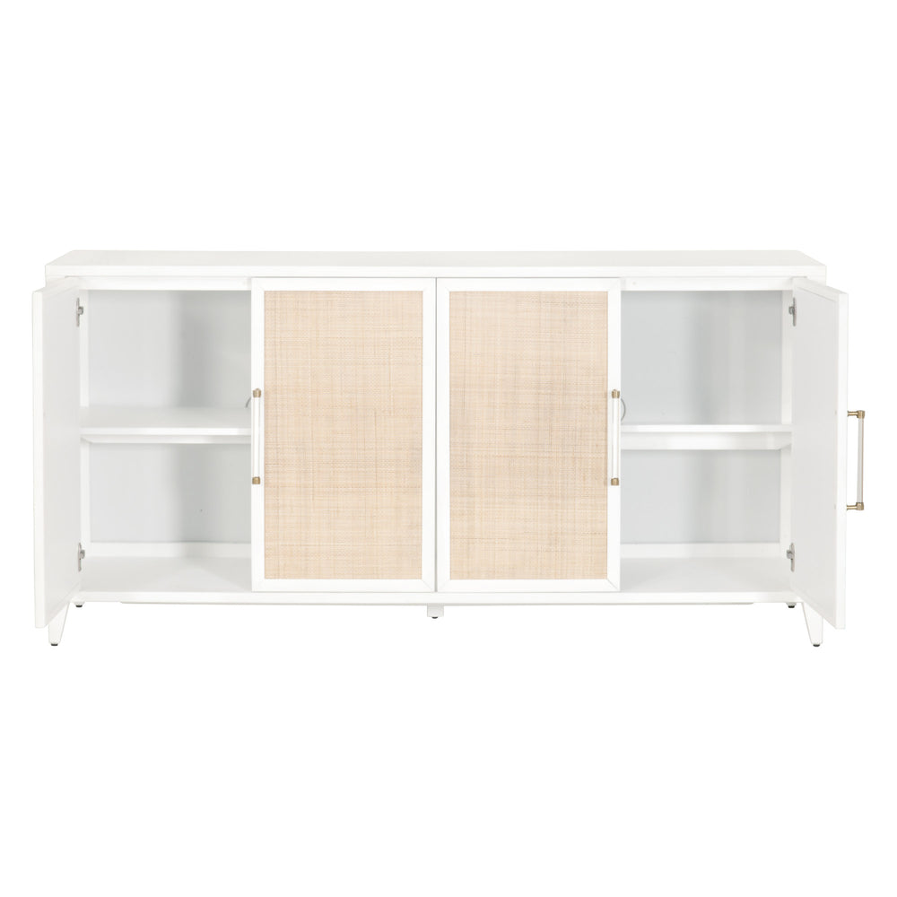Essentials for Living Traditions Holland Media Sideboard 6142.WHT/NAT