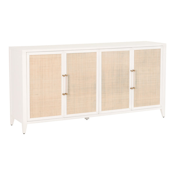 Essentials for Living Traditions Holland Media Sideboard 6142.WHT/NAT
