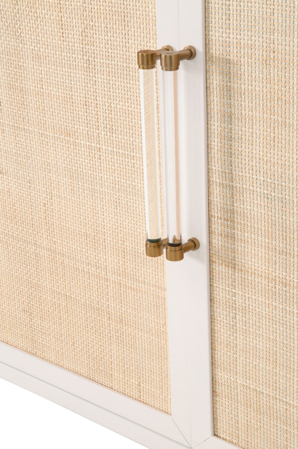 Essentials for Living Traditions Holland Media Sideboard 6142.WHT/NAT