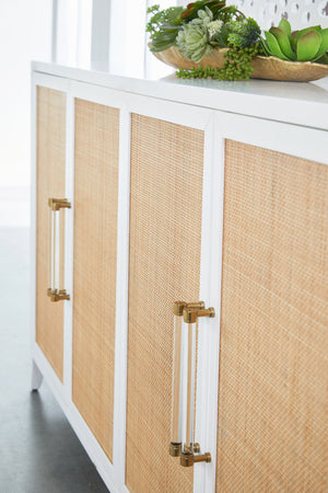 Essentials for Living Traditions Holland Media Sideboard 6142.WHT/NAT