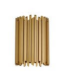 Bethel Gold Wall Sconce in Stainless Steel