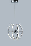 Bethel Chrome LED Chandelier in Aluminum