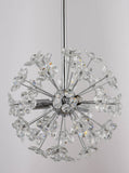 Bethel Chrome Single Pendant Lighting in Metal & Glass