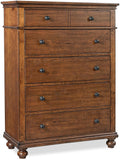 Aspenhome Oxford Traditional 5 Drawer Chest I07-456-WBR