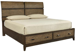 Aspenhome Westlake Modern/Contemporary Queen Sleigh Storage Bed I205-400/I205-402/I205-403D