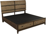 Aspenhome Westlake Modern/Contemporary Cal King Sleigh Storage Bed I205-404/I205-407D/I205-410