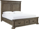 Hamilton Traditional Queen Panel Storage Bed