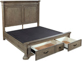 Aspenhome Hamilton Traditional Queen Panel Storage Bed I206-403D/I206-412/I206-402