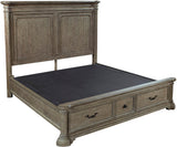 Aspenhome Hamilton Traditional Cal King Panel Storage Bed I206-407D/I206-415/I206-410