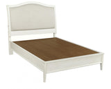 Aspenhome Charlotte Transitional Queen Upholstered Bed I218-402-WHT/I218-422-WHT/I218-403-WHT