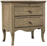 Provence Traditional 2 Drawer Nightstand