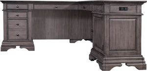 Aspenhome Sinclair Traditional L-Shaped Desk I224-307/I224-308