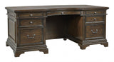 Aspenhome Essex Traditional 66" Curved Exec Desk I24-303-1