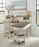 Aspenhome Caraway Farmhouse Pedestal Desk and Return I248-308-1/I248-308-1/I248-307-1/I248-307H-1