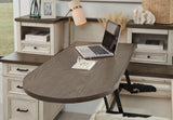 Aspenhome Caraway Farmhouse Pedestal Desk and Return I248-308-1/I248-308-1/I248-307-1/I248-307H-1