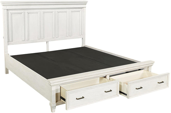 Aspenhome Caraway Farmhouse Cal King Panel Bed I248-410-1/I248-415-1/I248-407-1