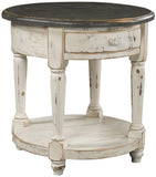 Hinsdale Traditional Round End Table