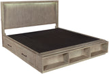 Aspenhome Platinum Modern/Contemporary Queen Panel Storage Bed I251-403B-2/I251-497Q-2/I251-412-2
