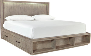 Aspenhome Platinum Modern/Contemporary King Panel Storage Bed I251-415-2/I251-407B-2/I251-497K-2