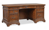 Aspenhome Hawthorne Traditional 66" Curved Exec Desk I26-303-1
