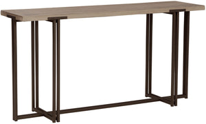 Aspenhome Zander Modern/Contemporary Sofa Table with Dual Metal Base I310-9151-STO