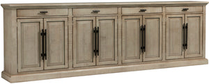 Aspenhome Hermosa Rustic 125" Console with 8 Doors I311-2125-STO