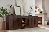 Aspenhome Hermosa Rustic 125" Console with 8 Doors I311-2125-UMB