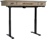 Aspenhome Hermosa Rustic 60" Lift Desk I311-360T-STO/IUAB-301-1