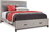 Aspenhome Hyde Park Transitional King Panel Storage Bed I32-406/I32-407D/I32-495