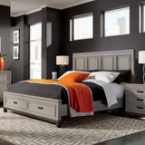 Aspenhome Hyde Park Transitional King Panel Storage Bed I32-406/I32-407D/I32-495