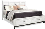 Aspenhome Hyde Park Transitional King Panel Storage Bed I32-406/I32-407D/I32-495