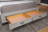 Aspenhome Hyde Park Transitional Cal King Panel Storage Bed I32-407D/I32-410/I32-495