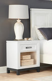Aspenhome Hyde Park Transitional Nightstand I32-451N-WHT