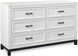 Aspenhome Hyde Park Transitional Dresser I32-453-WHT