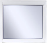 Aspenhome Hyde Park Transitional Landscape Mirror I32-463-WHT