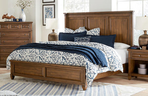 Aspenhome Thornton Traditional Cal King Panel Bed I34-407-SNA/I34-415-SNA/I34-410-SNA